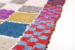 Marokkanischer Berber Teppich Boucherouite 280 x 115 cm