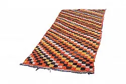 Marokkanische Berber Teppich Boucherouite 240 x 110 cm