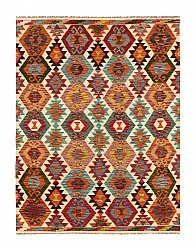 Orientalischer Kelim-Teppich 201 x 152 cm