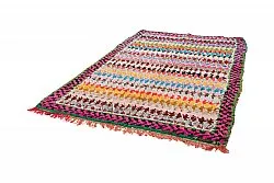 Tapis berbère marocain Boucherouite 250 x 160 cm