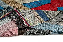 Marockansk Boucherouite-matta 140 x 255 cm