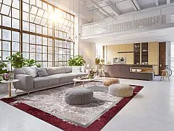 Wilton-Teppich - Peri (rot/bunt)