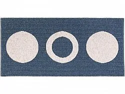 Kunststoffteppiche - Der Horred-Teppich Circle (blau)