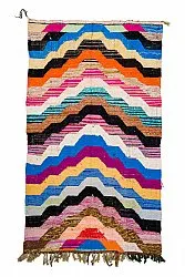 Marokkanischer Berber Teppich Boucherouite 150 x 255 cm