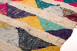 Marokkanischer Berber Teppich Boucherouite 145 x 330 cm