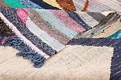 Tapis berbère marocain Boucherouite 130 x 250 cm
