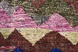 Marokkanischer Berber Teppich Boucherouite 125 x 245 cm