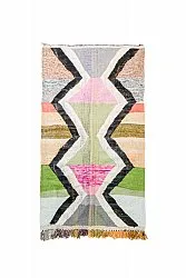 Marockansk Boucherouite-matta 145 x 255 cm