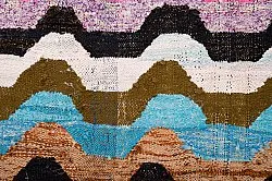 Tapis berbère marocain Boucherouite 140 x 265 cm