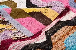 Tapis berbère marocain Boucherouite 140 x 265 cm