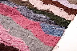 Tapis berbère marocain Boucherouite 145 x 275 cm