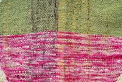 Tapis berbère marocain Boucherouite 145 x 255 cm