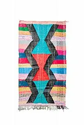 Marockansk Boucherouite-matta 135 x 230 cm