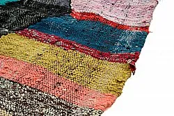 Tapis berbère marocain Boucherouite 135 x 230 cm