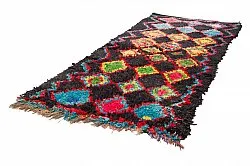 Tapis berbère marocain Boucherouite 120 x 285 cm