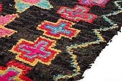 Marokkanischer Berber Teppich Boucherouite 135 x 315 cm