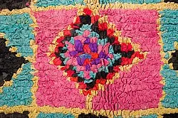 Marokkanischer Berber Teppich Boucherouite 135 x 315 cm