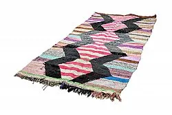 Marockansk Boucherouite-matta 130 x 265 cm