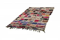 Marokkanische Berber Teppich Boucherouite 230 x 135 cm