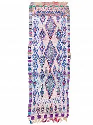 Marokkanischer Berber Teppich Boucherouite 250 x 90 cm