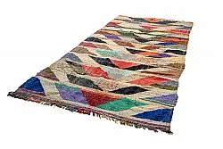 Marockansk Boucherouite-matta 165 x 350 cm