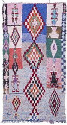 Marokkanischer Berber Teppich Boucherouite 250 x 125 cm