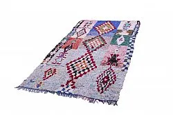 Marokkanischer Berber Teppich Boucherouite 250 x 125 cm