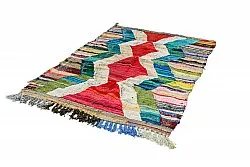 Marockansk Boucherouite-matta 130 x 205 cm