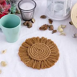 Dessous de verre - lot de 4 Esme (marron)