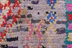 Marokkanische Berber Teppich Boucherouite 230 x 125 cm