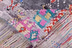 Marokkanische Berber Teppich Boucherouite 230 x 125 cm