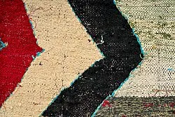 Marockansk Boucherouite-matta 130 x 225 cm