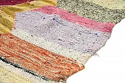 Tapis berbère marocain Boucherouite 125 x 215 cm