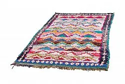 Marokkanischer Berber Teppich Boucherouite 195 x 135 cm