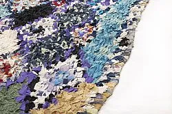 Marokkanische Berber Teppich Boucherouite 260 x 140 cm