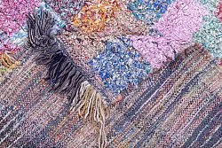 Marokkanischer Berber Teppich Boucherouite 210 x 105 cm
