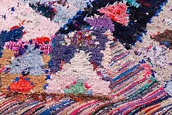 Marokkanische Berber Teppich Boucherouite 225 x 120 cm