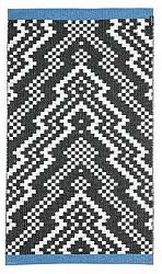 Kunststoffteppiche - Der Horred-Teppich Black & White Gorm