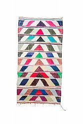 Marockansk Boucherouite-matta 145 x 280 cm