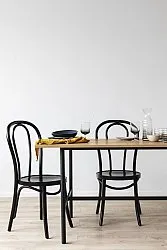Stuhl - Bistro (holz/schwarz) - 2 Stck.