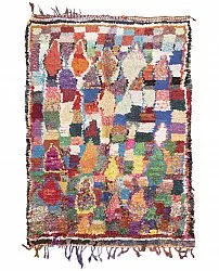 Marokkanischer Berber Teppich Boucherouite 210 x 150 cm