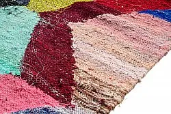 Tapis berbère marocain Boucherouite 140 x 260 cm