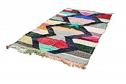 Marockansk Boucherouite-matta 135 x 240 cm