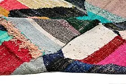 Marockansk Boucherouite-matta 135 x 240 cm