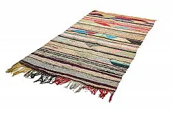 Tapis berbère marocain Boucherouite 120 x 245 cm