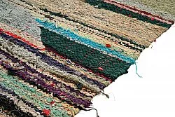 Tapis berbère marocain Boucherouite 120 x 245 cm