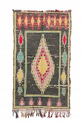 Marokkanischer Berber Teppich Boucherouite 240 x 140 cm