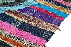 Tapis berbère marocain Boucherouite 135 x 235 cm