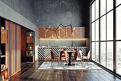 Wilton-Teppich - Hakari (grau)