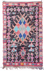 Marokkanischer Berber Teppich Boucherouite 210 x 125 cm